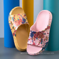 2021 Fashion Graffiti Farbe Anti Slip Frauen Sommerrutsche Slipper Weiche Eva Beach Slides Paare Sandalen für Mann heißer Verkauf